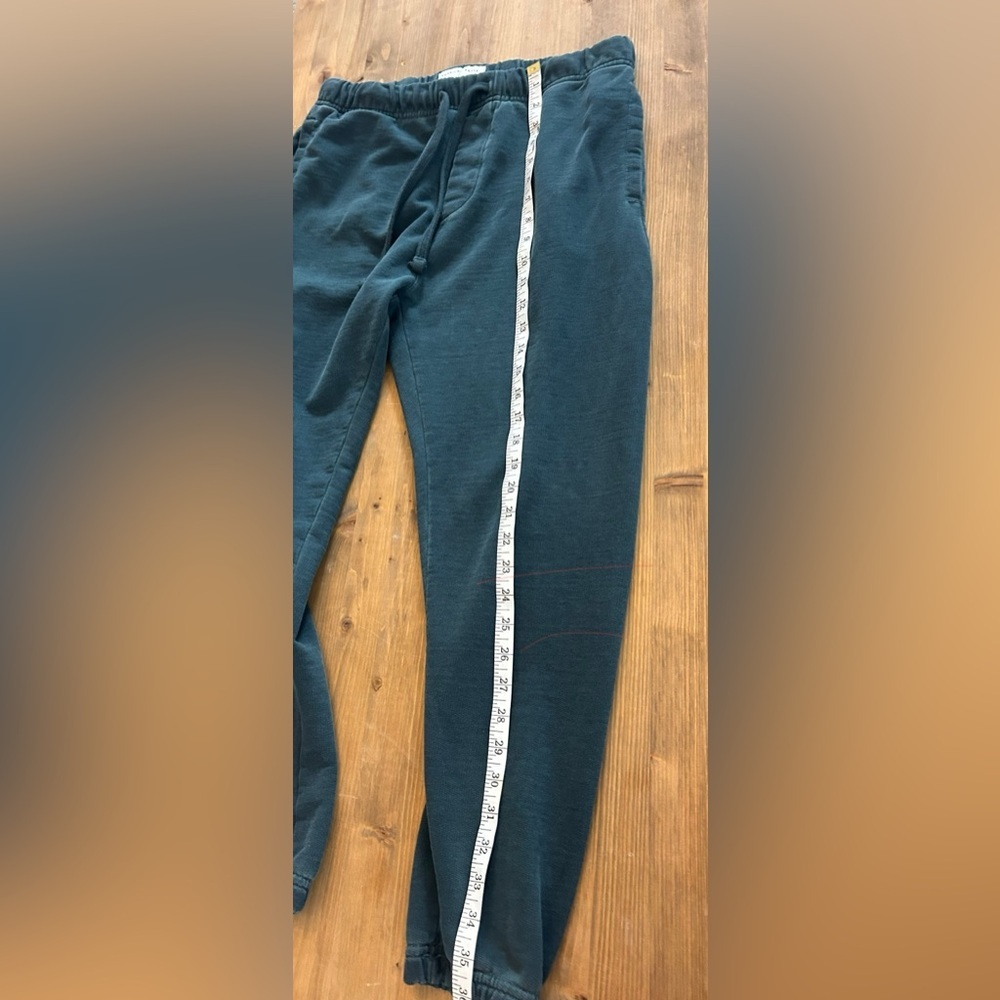 American Eagle Outfitters Teal Joggers Size M Streetwear Athleisure Distressed - Picture 12 of 15